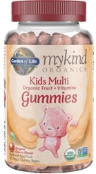 Garden of Life MyKind Organics Kids Gummy Multi  Cherry Flavor 120 Chews