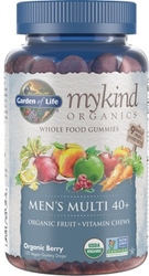 Garden of Life MyKind Organics Mens 40 Plus Gummy Multi  Berry 120 Fruit Chews