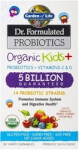 Dr Formulated Probiotics Organic Kids Plus 5 Billion